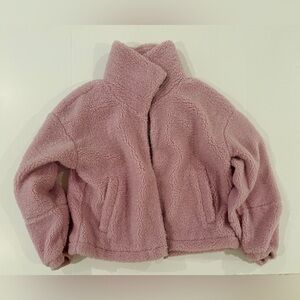 lululemon athletica women’s Pink Fleece Jacket size 14
